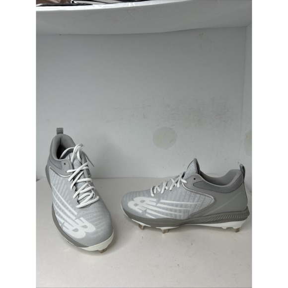 New Balance Men's FuelCell 4040 V6‎ Metal Baseball Shoe Grey/White - Picture 1 of 11